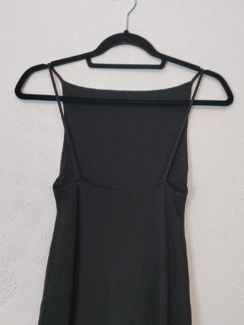 COS Black Maxi Slip Dress with Thin Straps - Picture 2 of 4